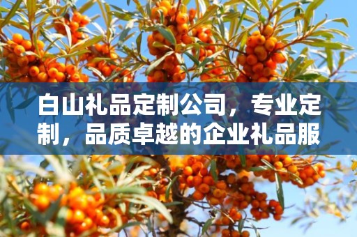 白山礼品定制公司，专业定制，品质卓越的企业礼品服务提供者